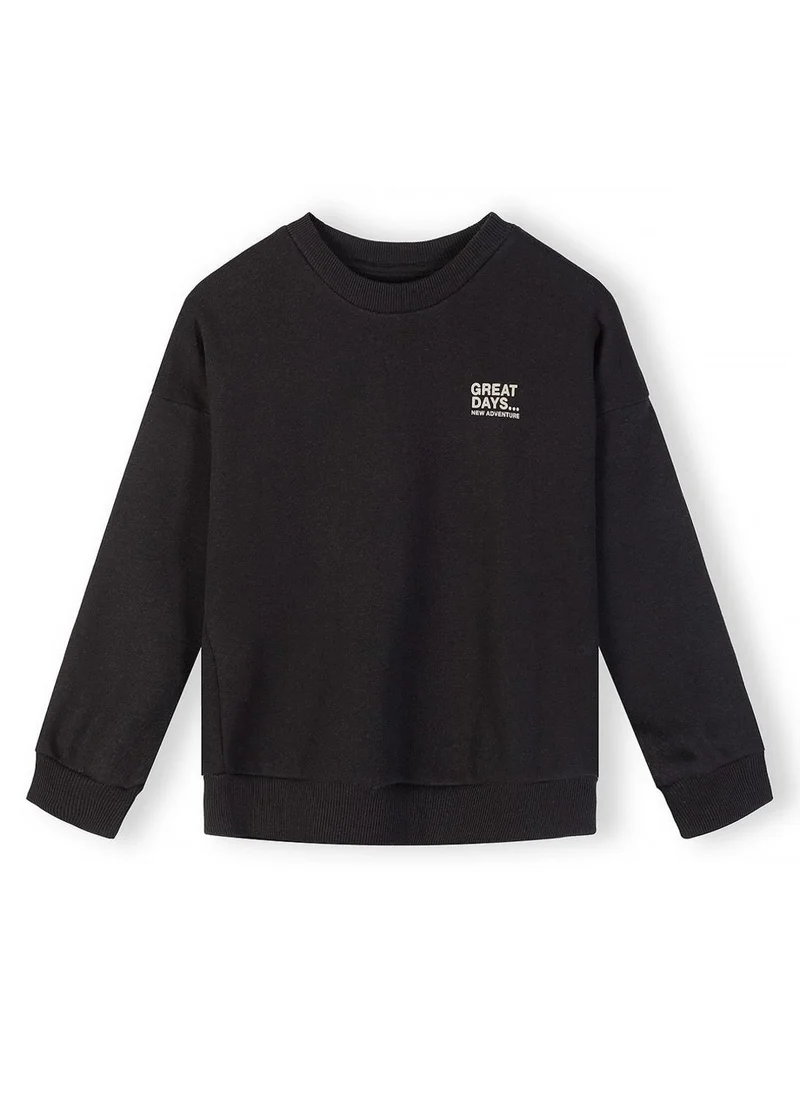 MINOTI Unisex 2-pack sweatshirt black and beige 3-15 years